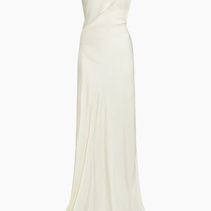 A.L.C. One Shoulder Cream Dress